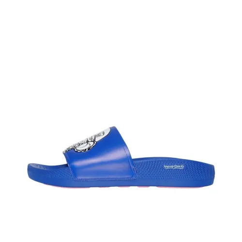 Skechers SNOOP Slide Slippers Men Blue