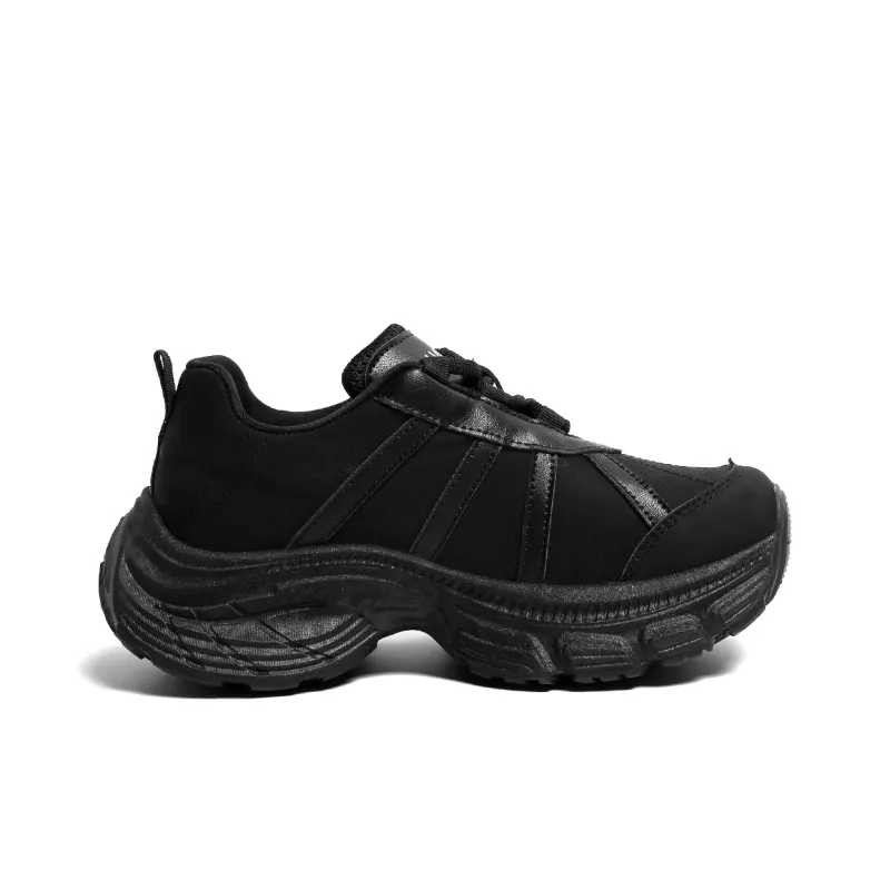 HUANQIU Cushioning, Slip Resistant, And Abrasion Resistant Low Top Chunky Sneakers Women's-8