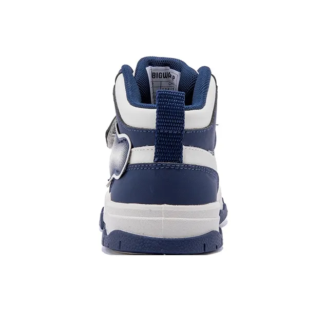 BIG WASP Slip Resistant Anti Kick Cushioning Wear Resistant Mid Top Kids' Skateboarding Shoes Kids'-3