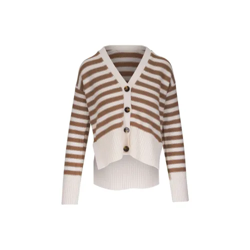 Veronica Beard Knitwear Women's Khaki White/Black