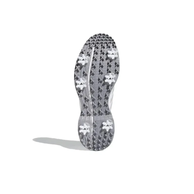 Adidas Traxion Anti-Slip Wear-Resistant Low-Top Golf Shoes Unisex White-3