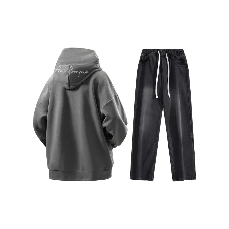 A.X.S.K Sweatshirt Sets Unisex-19