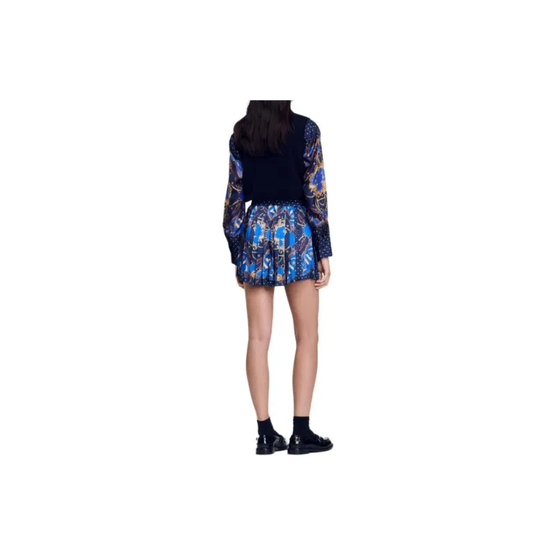 Sandro Pleated Skorts-3