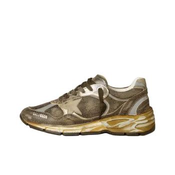 Golden Goose Dad Star Low Top Casual Shoes Women's Umber