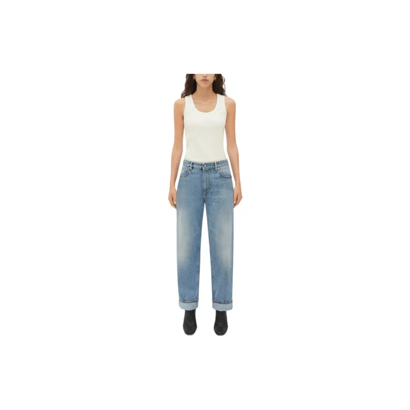 Bottega Veneta High Waisted Relaxed Fit Jeans-2