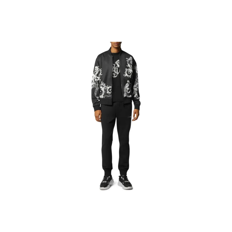 VERSACE JEANS COUTURE Logo Patch Drawstring Track Pants-1