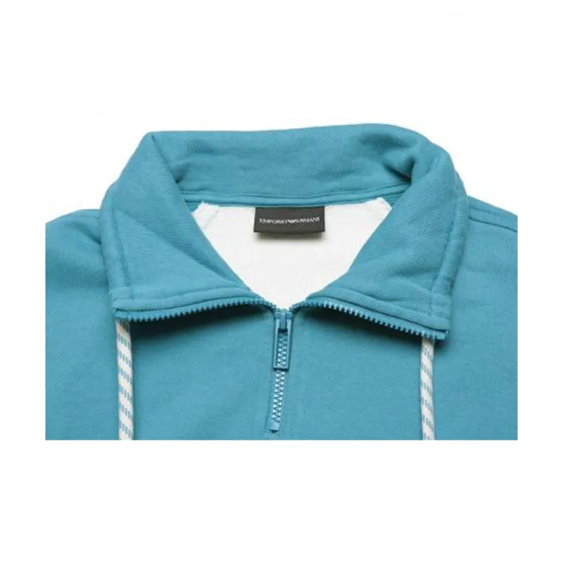 EMPORIO ARMANI FW22 Sweatshirt Men's Blue, White & Multicolor-4