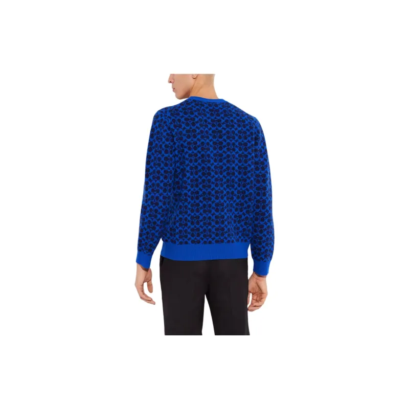 COACH SS23 Sweater Men's Bright Blue-2