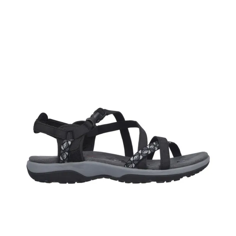 Skechers Reggae Slim Beach Sandals Women's Black-1