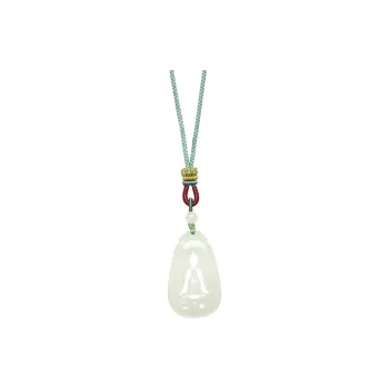 ZHOU LIU FU Pendants White Jade Unisex