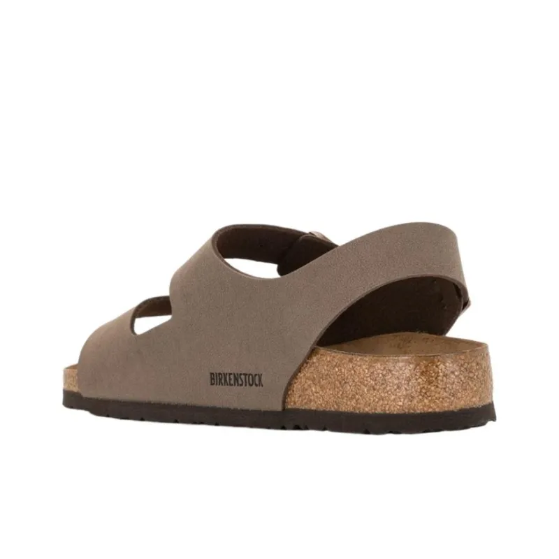 Birkenstock Milano One Strap Sandals Unisex Light Brown Loose Fit-4