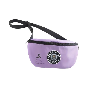 DANGEROUSPEOPLE Polyester Crossbody Bag, Fanny Pack Regular Unisex Purple