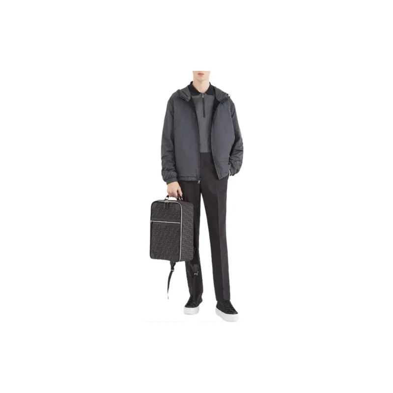 FENDI SS22 Jackets Coats Men's Gray-3