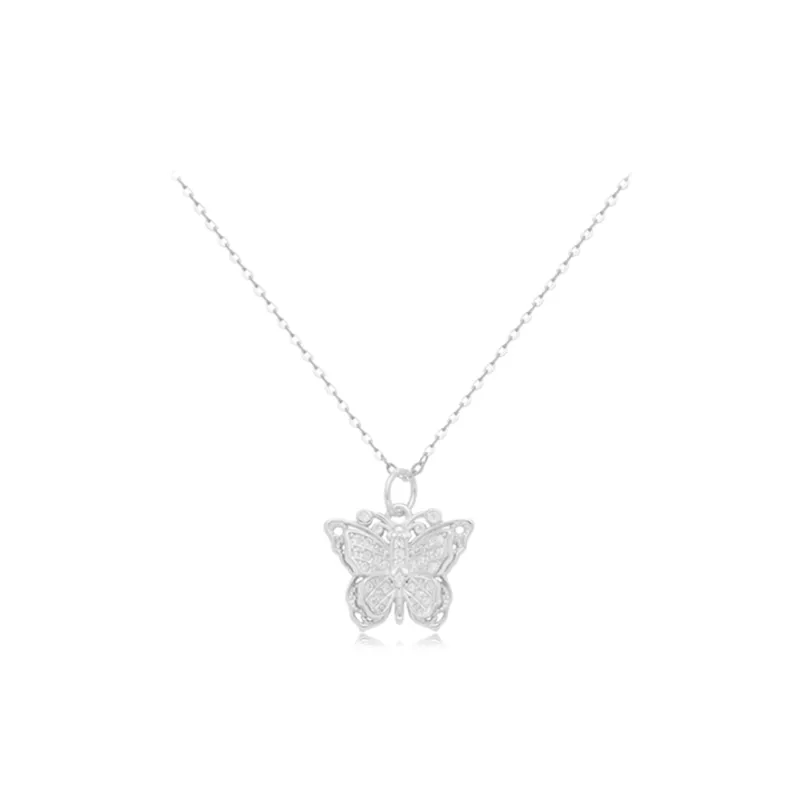 Chongqing Gold Store 925 Sterling Silver Necklaces Women's-5