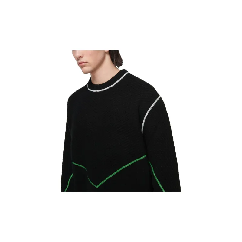 Bottega Veneta FW22 Sweater Men's Black-4