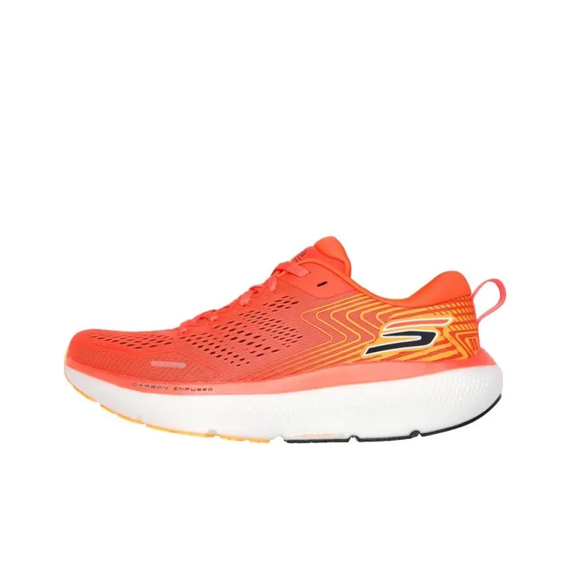 Skechers GO Run Ride 11 Anti-Slip Wear-Resistant Low-Top Running Shoes Men's Red-0