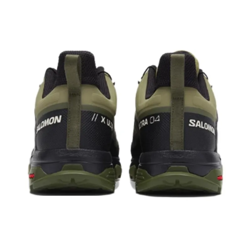 SALOMON X Ultra 4 Anti Slip Wear Resistant Low Top Trekking Shoes Men's Green-3