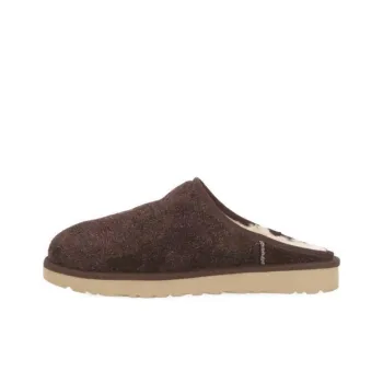 UGG Classic Slip On Shaggy Suede Slipper Burnt Cedar