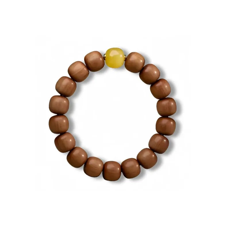 RIXIANGWAN Laoshan Sandalwood Bracelets Unisex-0