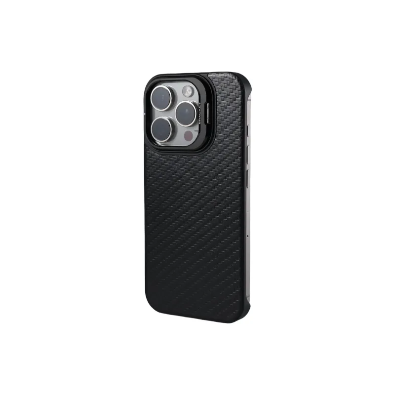 DEPA Genuine Leather Material Frameless Stand Magnetic Phone Cases Applicable To Apple-8