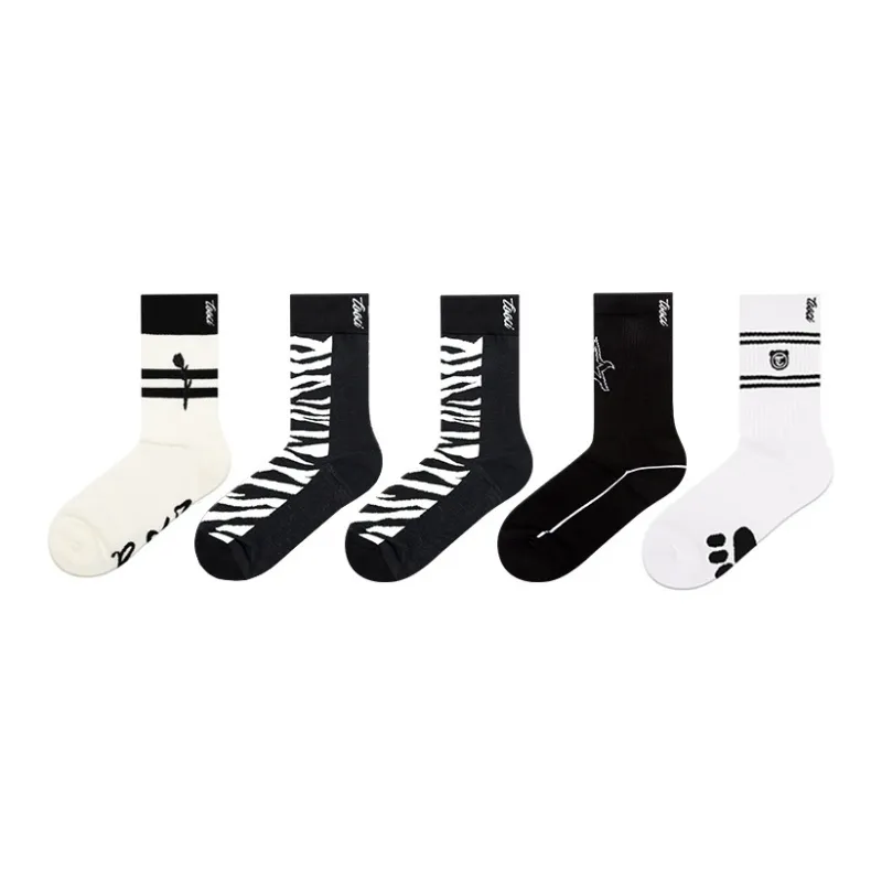 TOOCI Unisex Mid Calf Socks-0