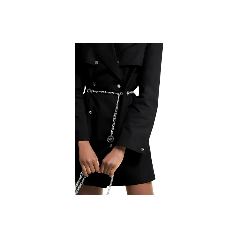 MICHAEL KORS Trench Coat Women's Black-4