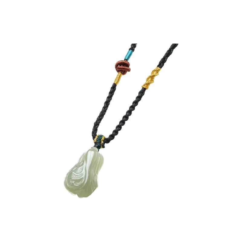 ZHOU LIU FU Pendants Green Jade Unisex-2