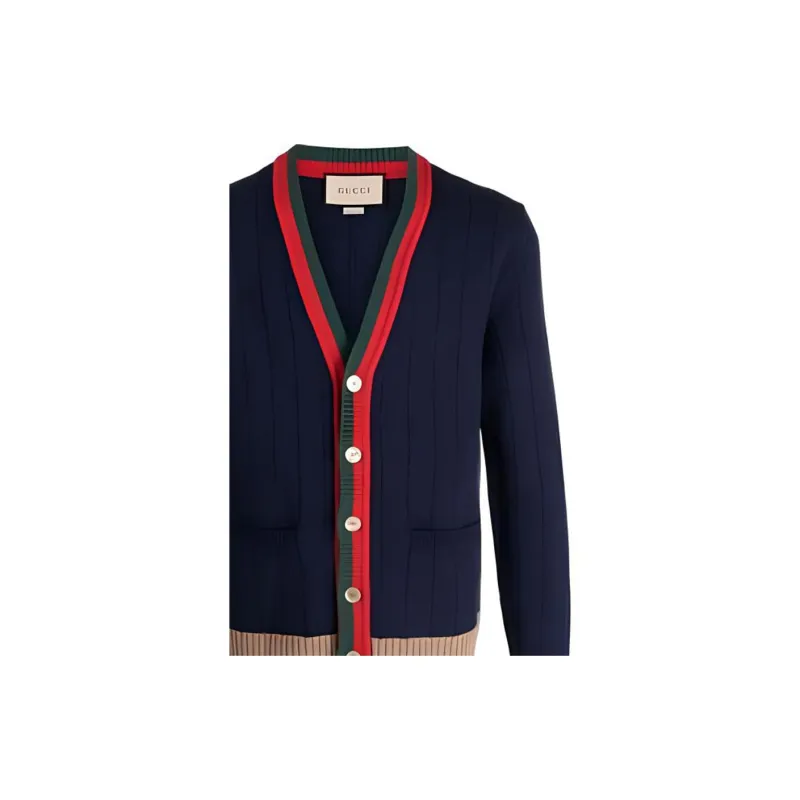 GUCCI SS23 Knitwear Men's Dark Blue-7