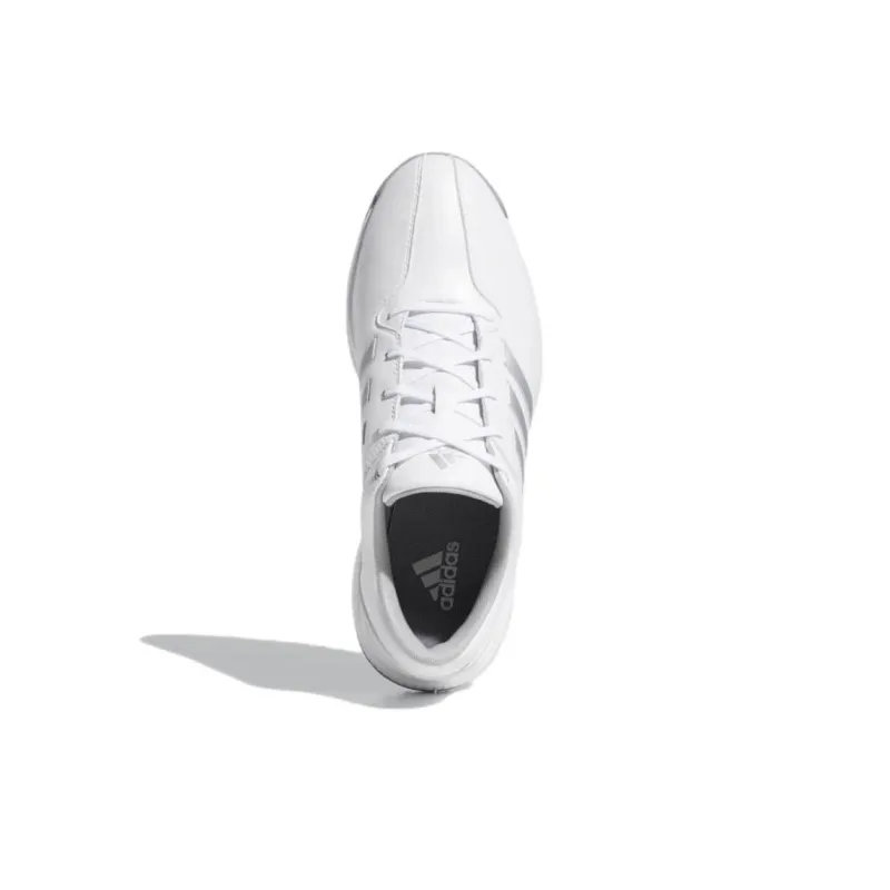 Adidas Traxion Anti-Slip Wear-Resistant Low-Top Golf Shoes Unisex White-2
