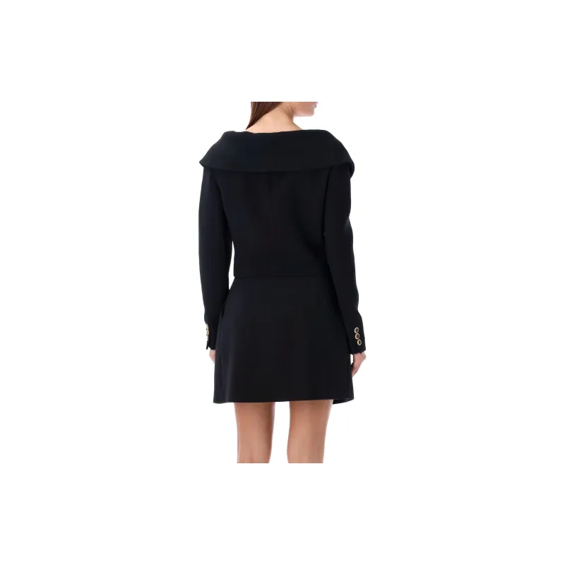 Alessandra Rich Off The Shoulder Jacket-1