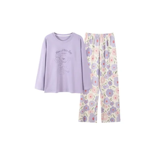 MADALLO Pajama Set Women's Taro Purple