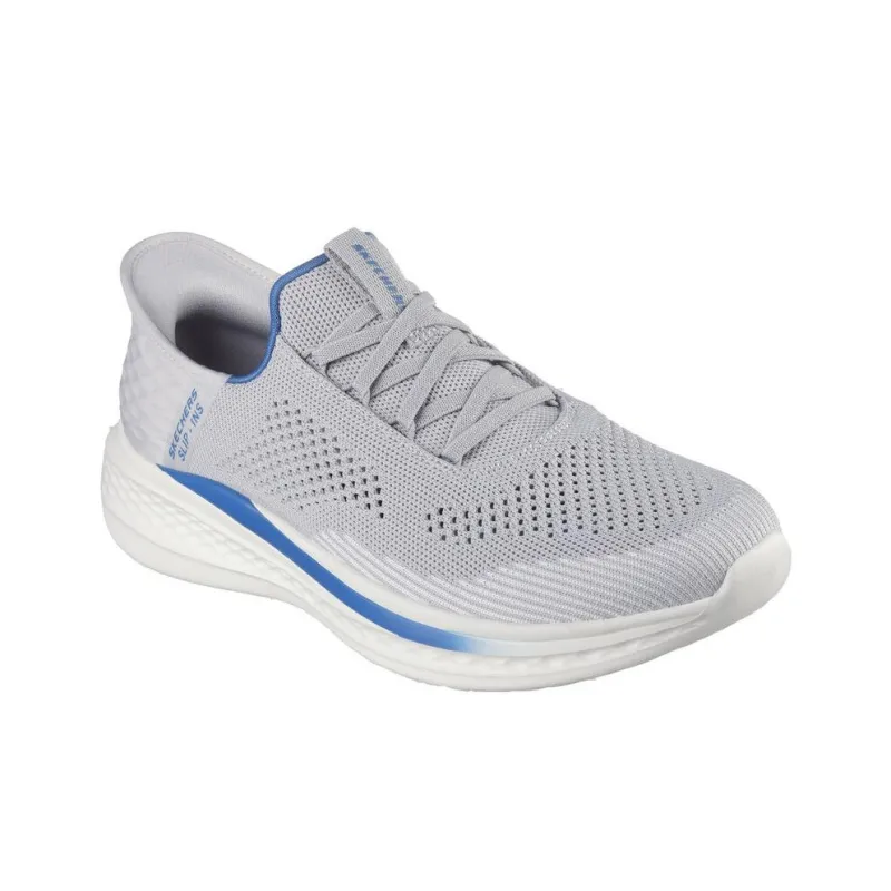 Skechers Slip Ins Abrasion Resistant Breathable Low Top Casual Shoes Men's Light Gray-2