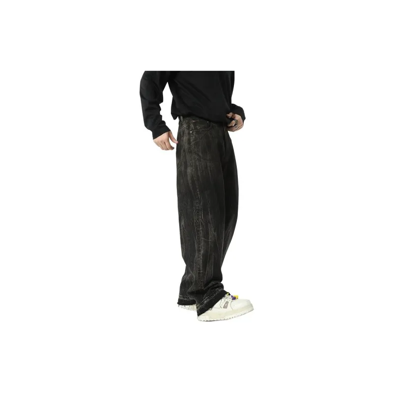 JASONWOOD Cowboy On The Run Jeans Unisex Dirty Black-2