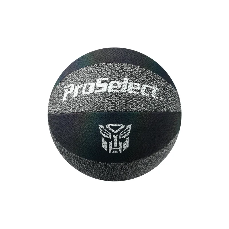 ProSelect x Transformers PU Basketball Gray Black Size 5 Reflective Kids'-1