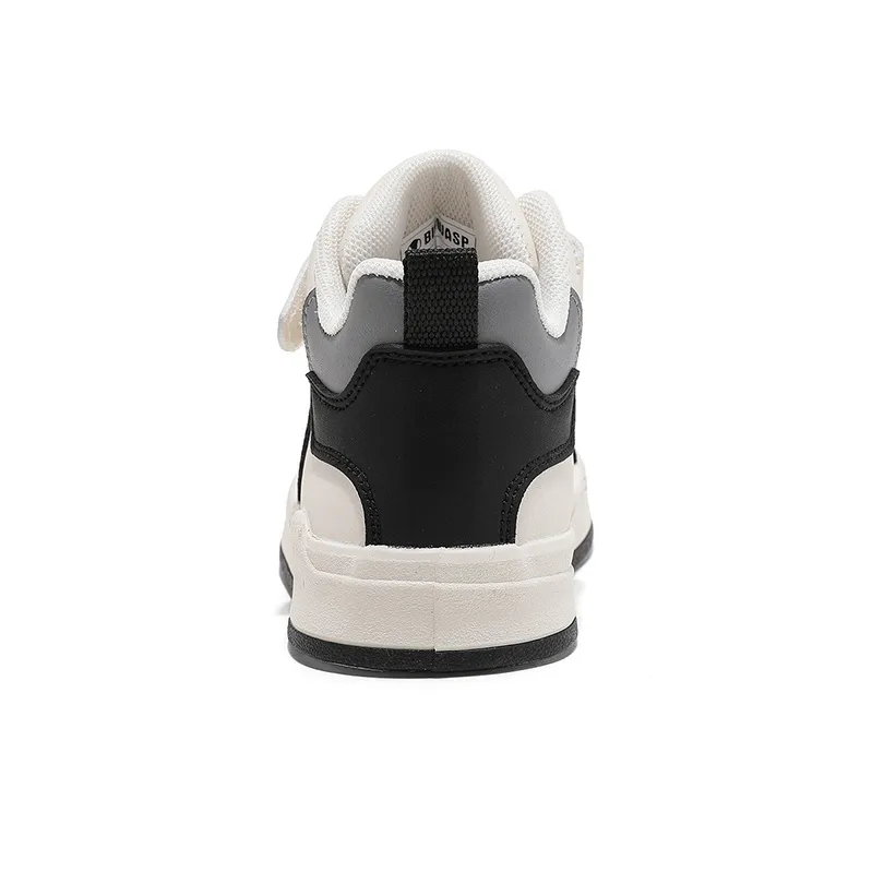 BIG WASP Slip Resistant Anti Kick Lightweight Cushioning High Top Kids' Skateboarding Shoes Kids'-9
