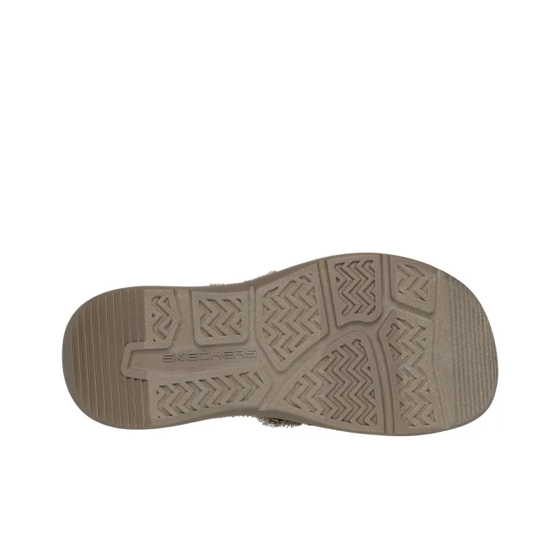 Skechers Relaxed Fit Abrasion-Resistant Flip Flops Men's Khaki-4