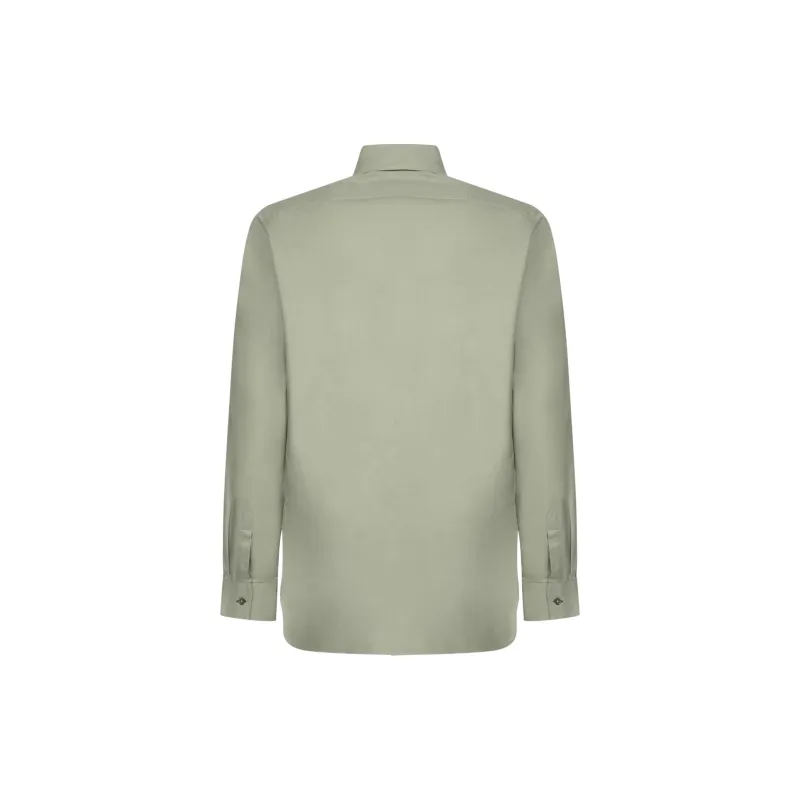 Paul Smith Button Up Curved Hem Shirt-1