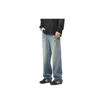 BENGEN Jeans Unisex Vintage Blue
