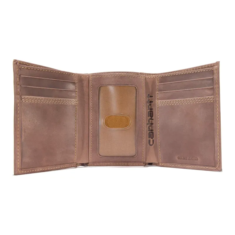 Carhartt Top Grain Cow Leather Wallet Regular Men's Brown-1