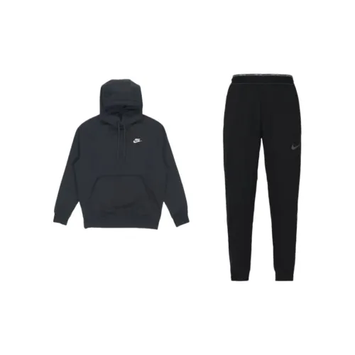Nike Sportswear Club Fleece Sweatshirt Set Men's Black