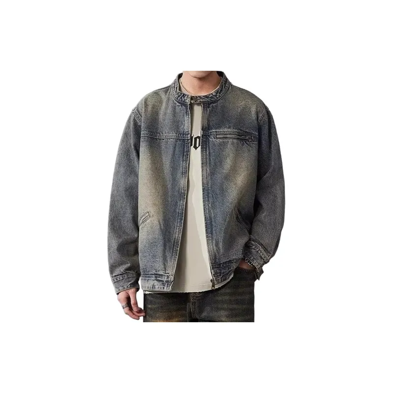 MGXEK Denim Jacket Unisex Wasteland Blue-1