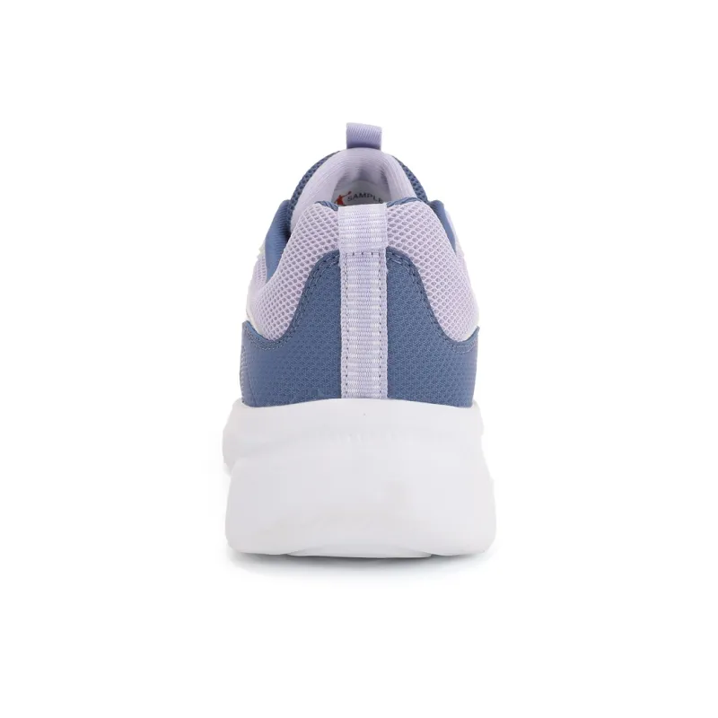QIAODAN Cushioning Anti Slip And Wear Resistant Low Top Running Shoes Women's White Purple-4
