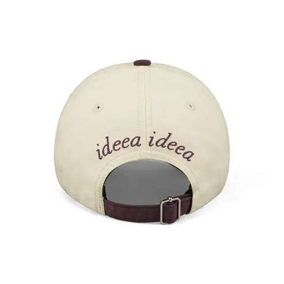 Ideeaideea Old Money Style Badge Embroidery Multicolor Baseball Caps Unisex-3