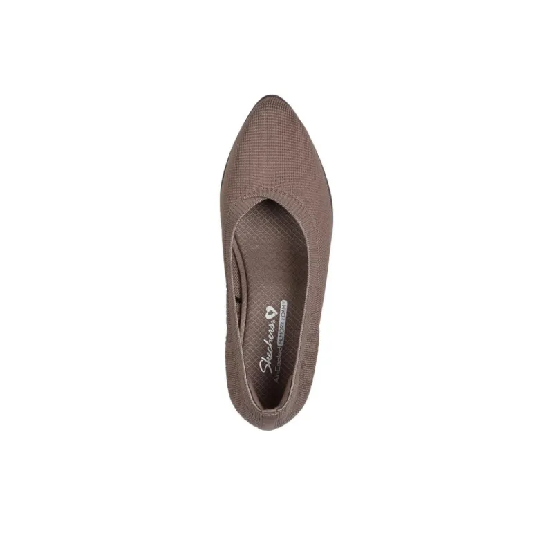 Skechers Cleo Sawdust Slip-Resistant Breathable Low-Top Casual Shoes Women's Umber-3