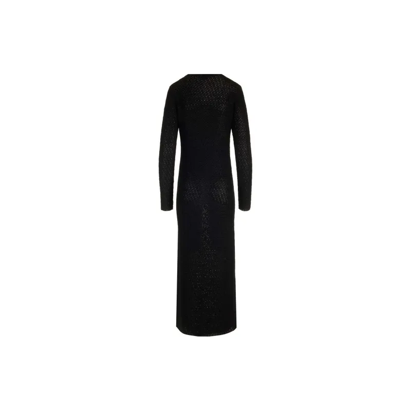 TOTEME Long Sleeved Knitted Maxi Dress-1