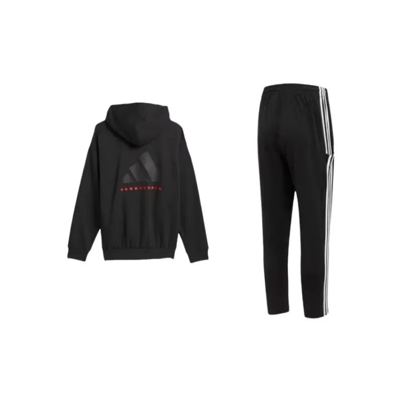 Adidas Sweatshirt Set Men's Black-1