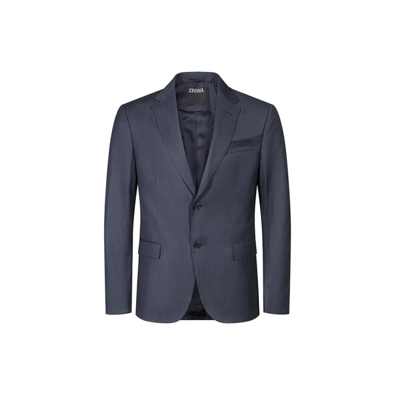 Zegna FW24 Business Suits Men's Dark Blue-1