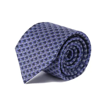 Ermenegildo Zegna Pattern Jacquard Pointed Tip Tie