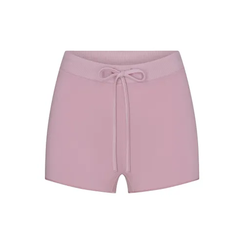 SKIMS FW24 COTTON JERSEY SHORT Boxer Shorts Women's DUSK/Nightfall Color