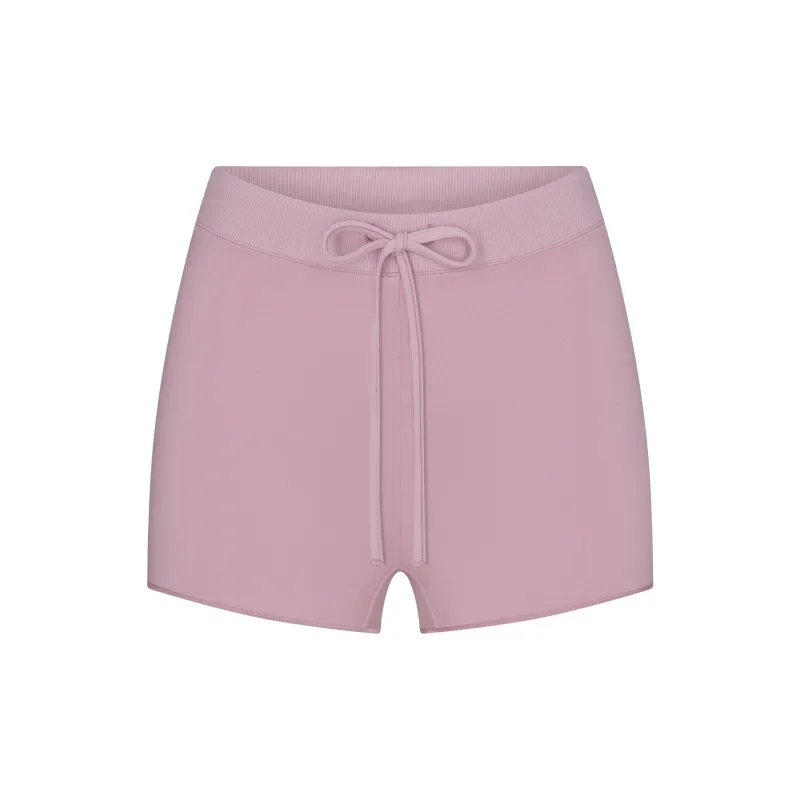 SKIMS FW24 COTTON JERSEY SHORT Boxer Shorts Women's DUSK/Nightfall Color-0